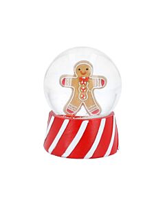 Gisela Graham Snow Globe Gingerbread Man Medium Dome